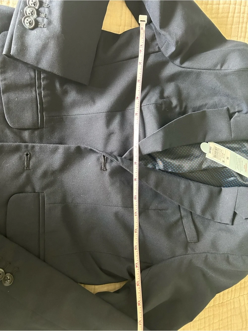 NWT Black Boys 10 Cat & Jack Navy Blue Tailored Blazer